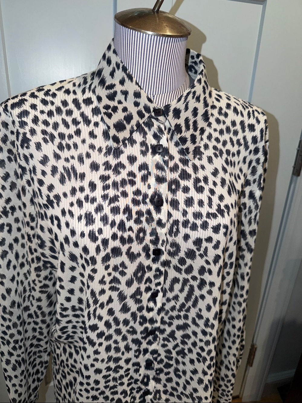 JAEGER Blouse Size Medium - Picture 2 of 11